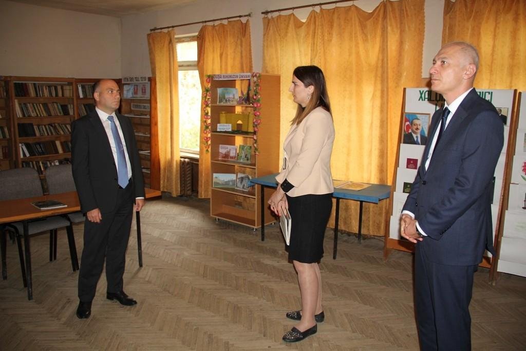 Mədəniyyət naziri Göytəpədə yerləşən pravoslav kilsəsini ziyarət edib - FOTO 