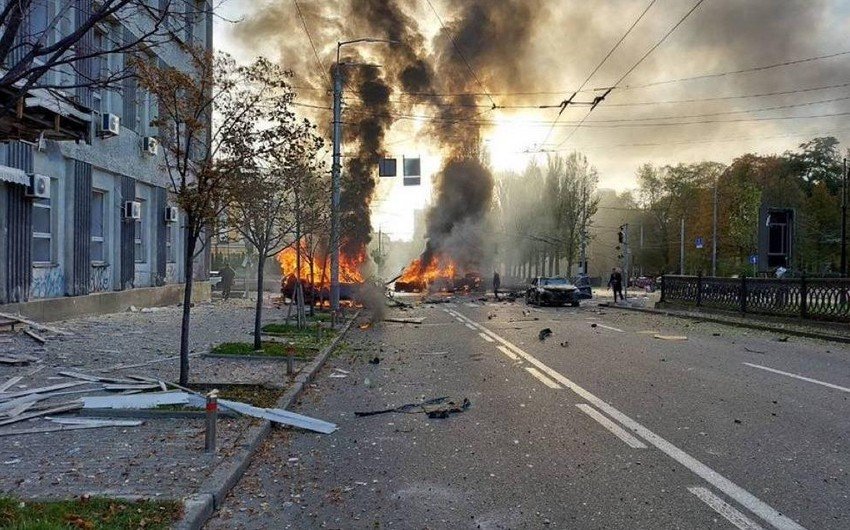 Kiyevə raket hücumu olub