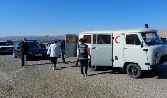 Göyçayda zəncirvari QƏZA - Xəsarət alanlar var - FOTO