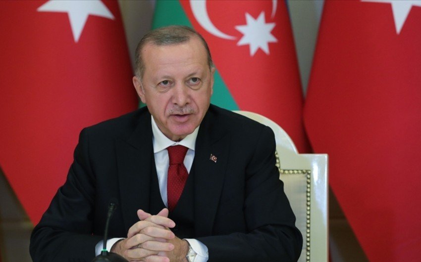 Ərdoğan Azərbaycan xalqını təbrik etdi: 