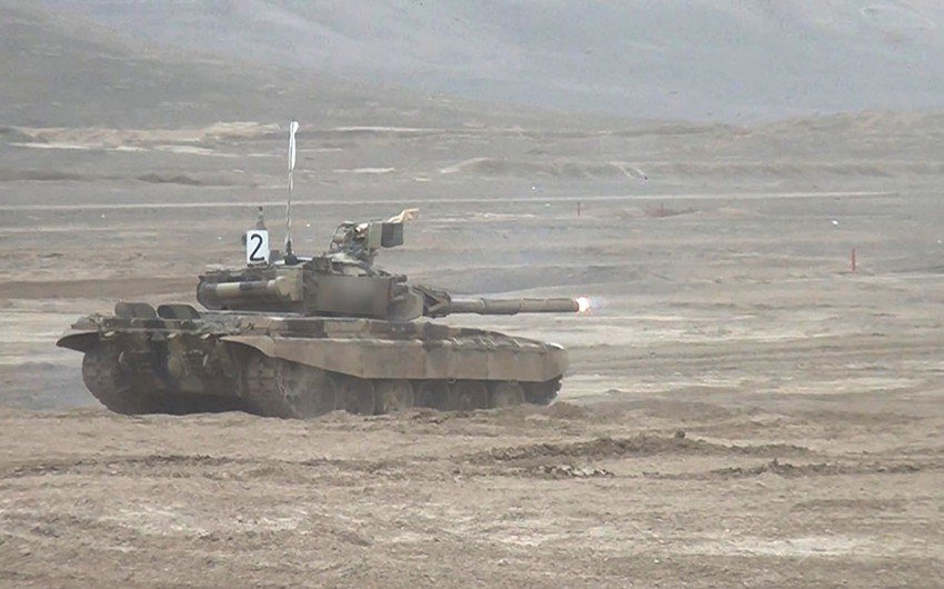 “Ən yaxşı tank bölüyü” yarışı keçirilir - VİDEO