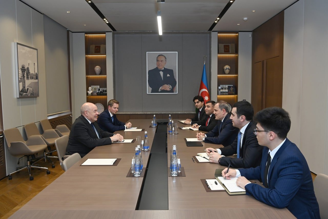 Ceyhun Bayramov Rusiya Prezidentinin xüsusi nümayəndəsi ilə görüşüb - FOTO