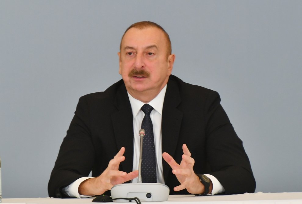 İlham Əliyev beynəlxalq konfransda iştirak edir – FOTO/VİDEO - foto 8