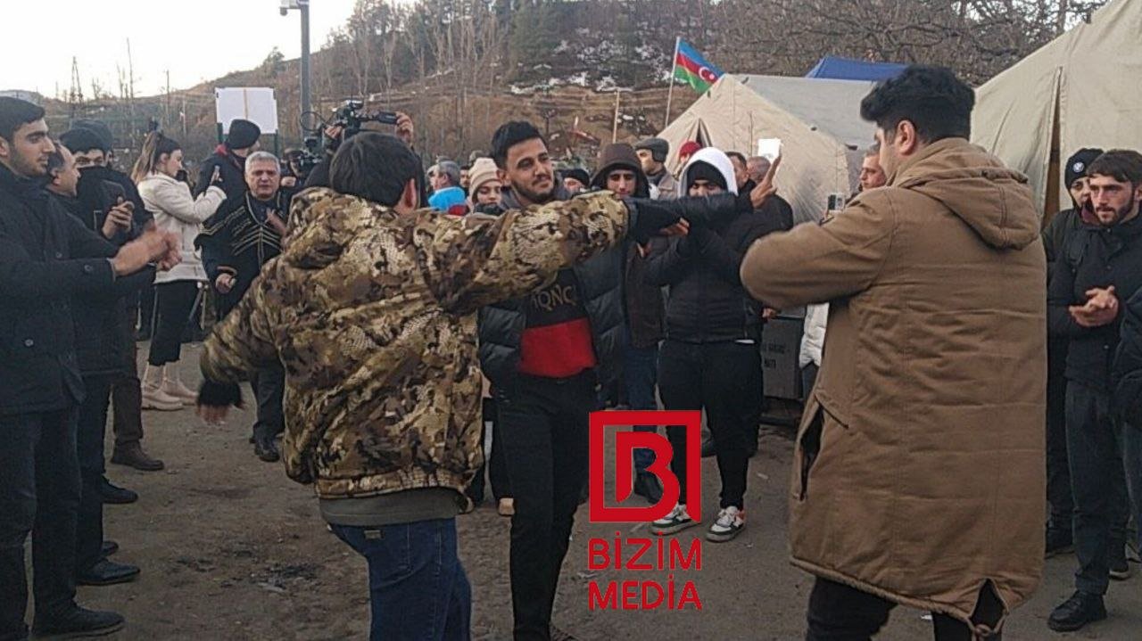 Laçın yolunda aksiya DAVAM EDİR - FOTO/VİDEO - foto 2