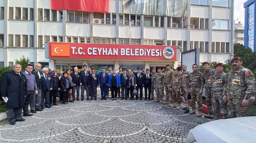 Türkiyədə səfərdə olan Vətən müharibəsi qaziləri Ceyhanda OLDULAR - FOTO 