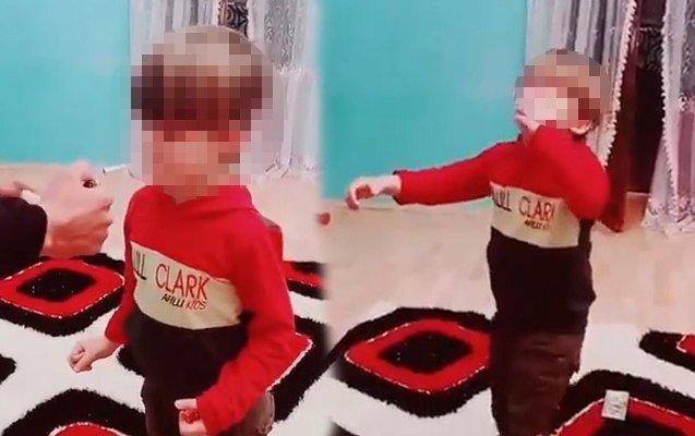 Azərbaycanda azyaşlıya siqaret çəkdirdilər – VİDEO 