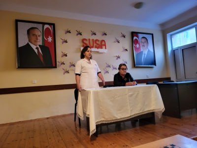 Balakəndə məktəbyaşlı uşaqların sağlam qidalanması ilə bağlı tədbir - FOTO