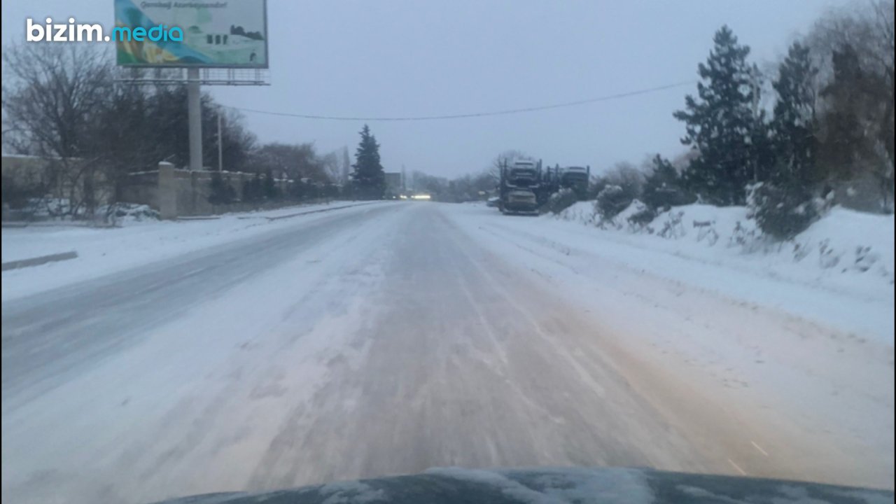 Xızıda qarın hündürlüyü 25 sm olub - VİDEO - foto 1