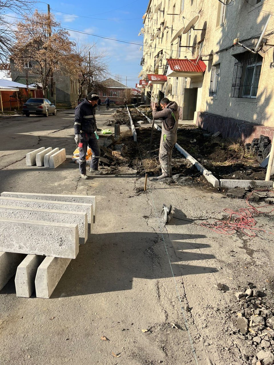 Zaqatala şəhərinin küçələri mərhələ ilə abadlaşdırılır - FOTO - foto 3