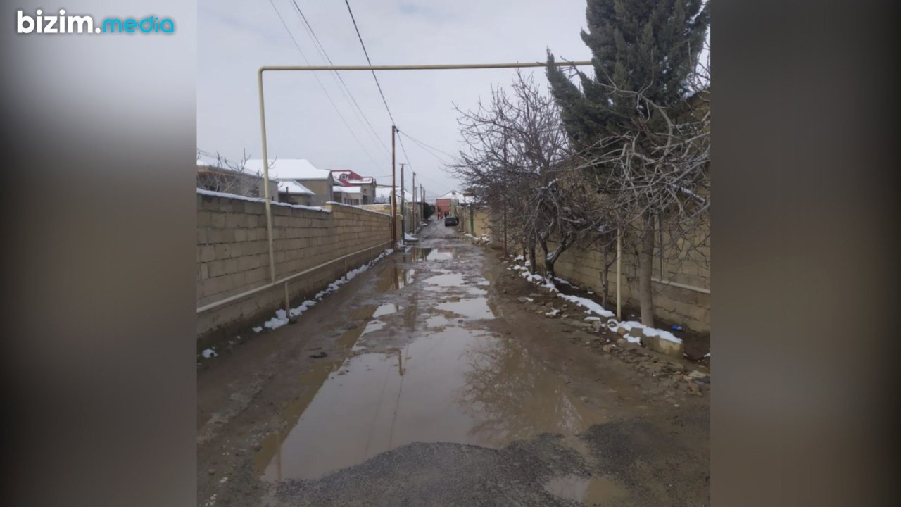 İki qurum arasında qalan Biləcəri sakinlərinin gözü YOLDA – “Pul kimə ayrılıb, təmiri də onlar etsin” - FOTO