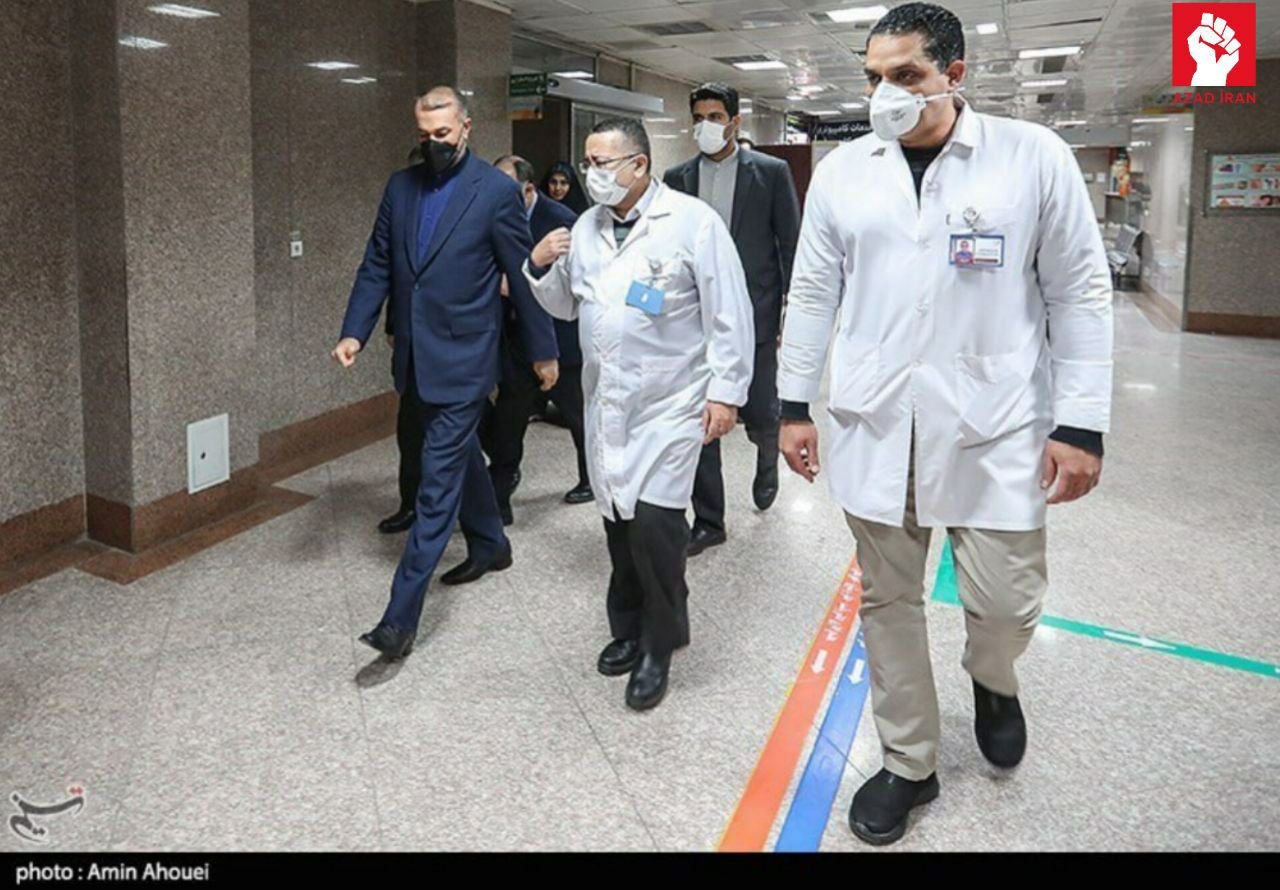 İranın XİN başçısı yaralı səfirlik əməkdaşlarına BAŞ ÇƏKDİ - FOTO/VİDEO - foto 2