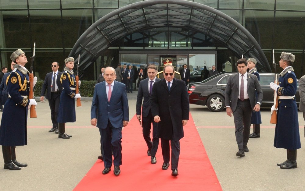 Misir Prezidenti Əbdülfəttah Əs-Sisinin Azərbaycana səfəri başa çatdı - FOTO