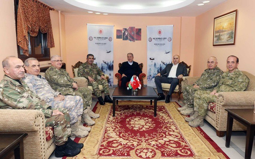 Türkiyə, Azərbaycan və Gürcüstan müdafiə nazirlərinin üçtərəfli görüşü KEÇİRİLDİ – FOTO/VİDEO 