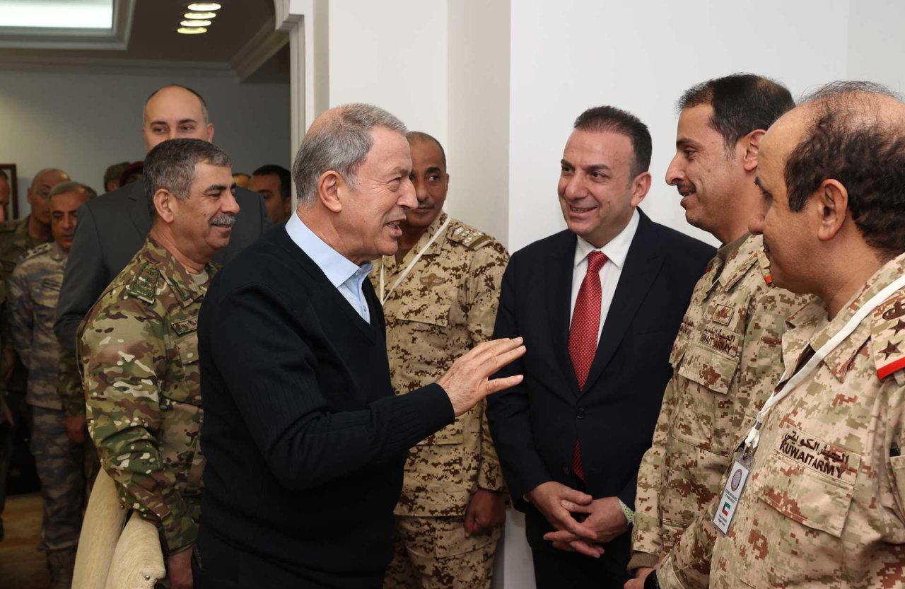 Türkiyə, Azərbaycan və Gürcüstan müdafiə nazirlərinin üçtərəfli görüşü KEÇİRİLDİ – FOTO/VİDEO  - foto 5
