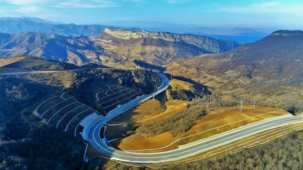 Şuşaya çəkilən yeni magistral yol  – FOTOLAR-VİDEO - foto 3