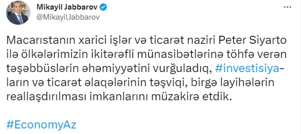 Azərbaycan Macarıstanla birgə layihələrin reallaşdırılmasını müzakirə edib - FOTO - foto 1