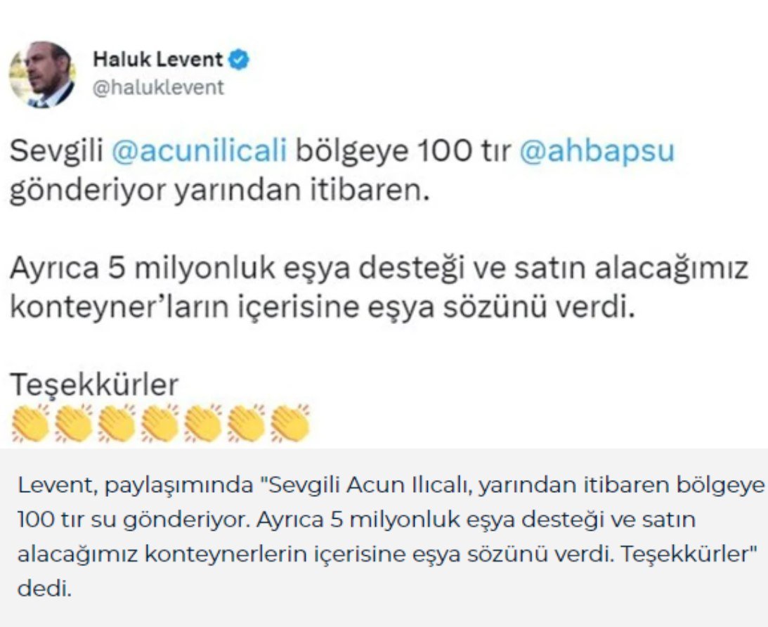 Acun da YARDIMA QOŞULDU - foto 1