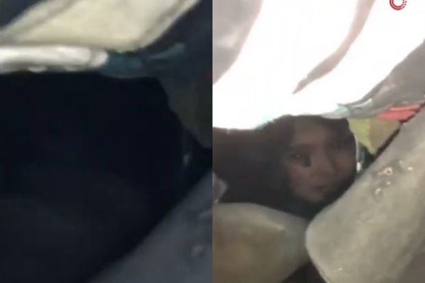Dağıntılar altından atasını çağıran 5 yaşlı Yağmurun fəryadı: “Üşüyürəm” – VİDEO