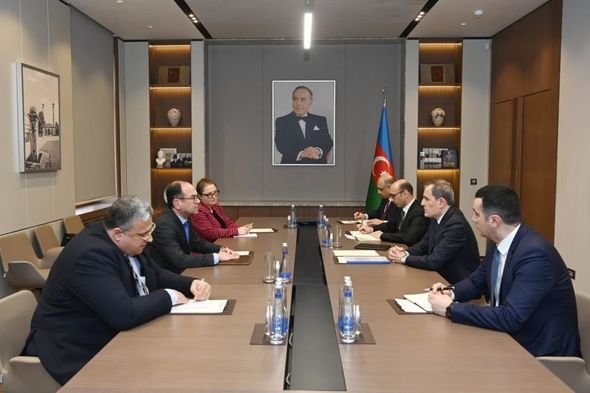 Ceyhun Bayramov Bolqarıstanın səfirini QƏBUL ETDİ - FOTO - foto 3