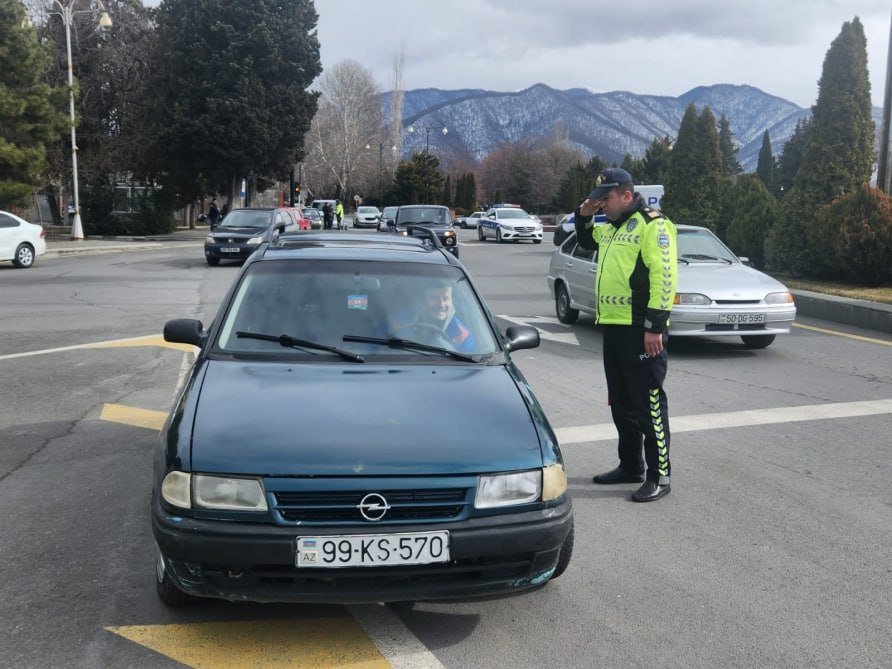 Qaxda qaydaları pozan sürücülər barədə intizam tədbiri GÖRÜLDÜ 