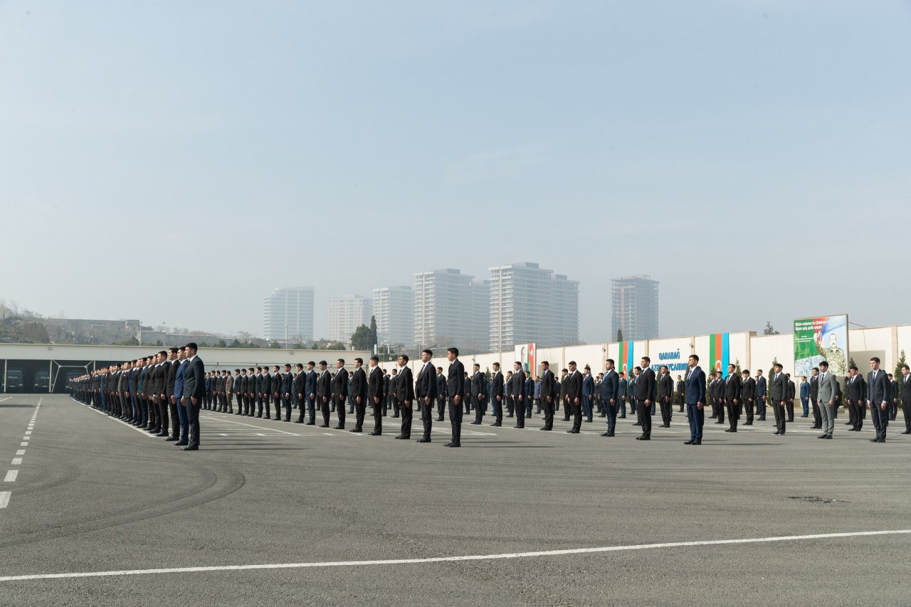 Vətən müharibəsinin daha 55 iştirakçısı polis orqanlarında işlə TƏMİN OLDUNDU - FOTO  - foto 1