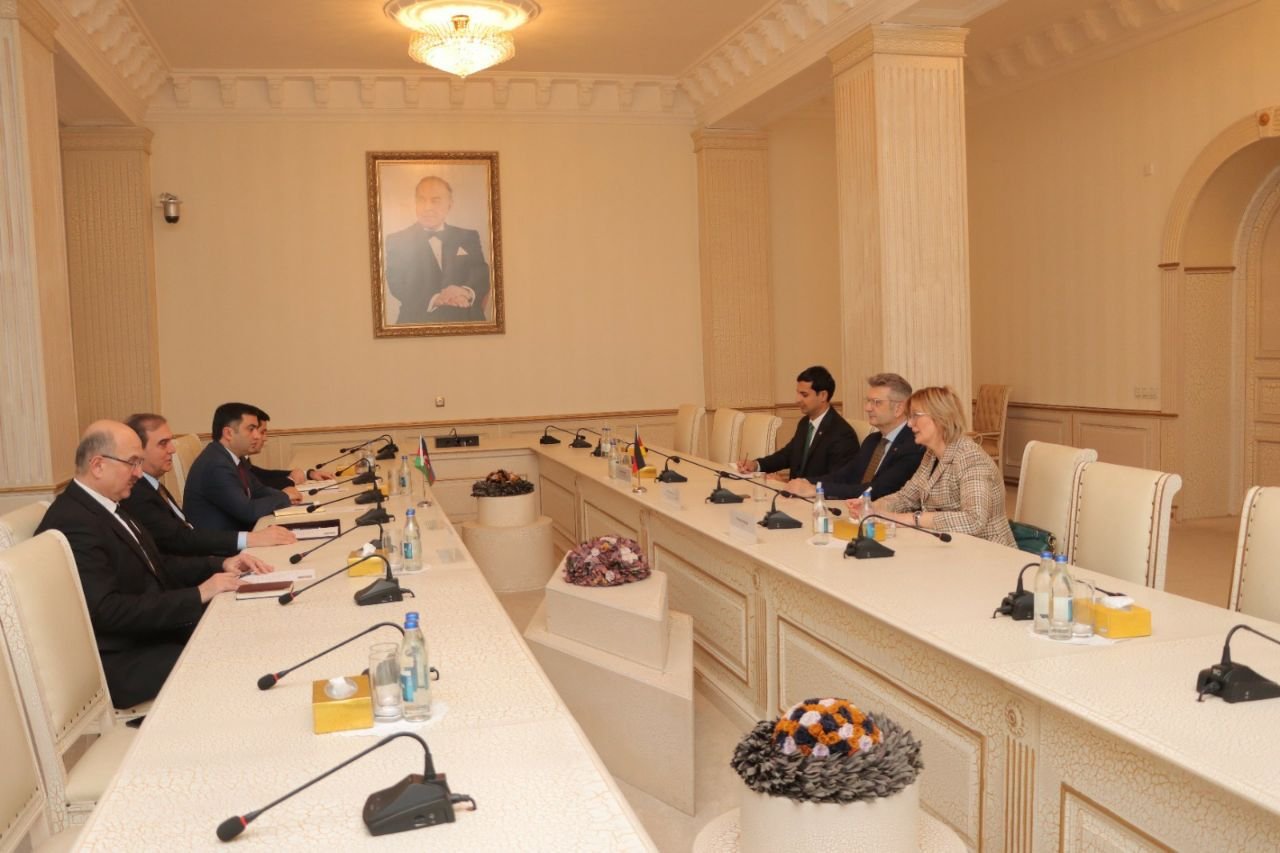 Niyazi Bayramov Almaniyanın Azərbaycandakı səfirini QƏBUL EDİB - FOTO 