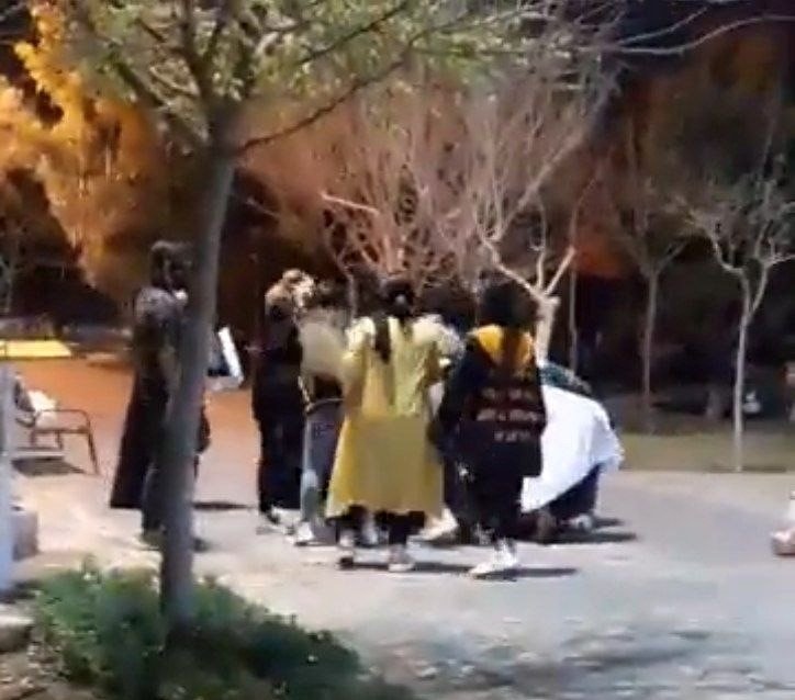 İranda hicablı və hicabsız qadınlar arasında DAVA – VİDEO