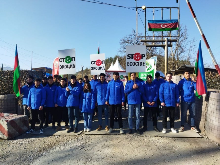 Laçın-Xankəndi yolunda ekoaksiyanın 105-ci günü - FOTO