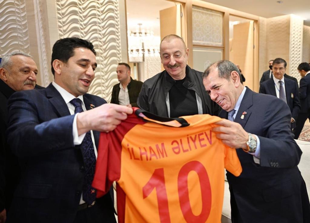 “Qalatasaray”ın prezidenti Azərbaycana təşəkkür etdi - FOTO 