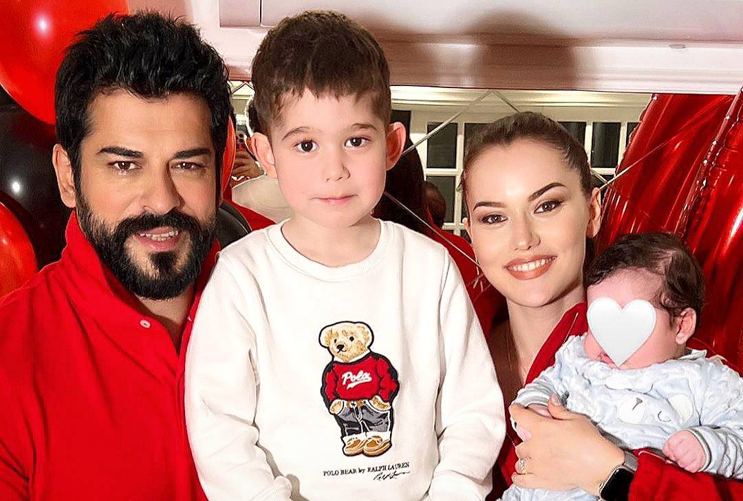 Fahriye və Burakdan övladlarına doğum günü SÜRPRİZİ - FOTO 