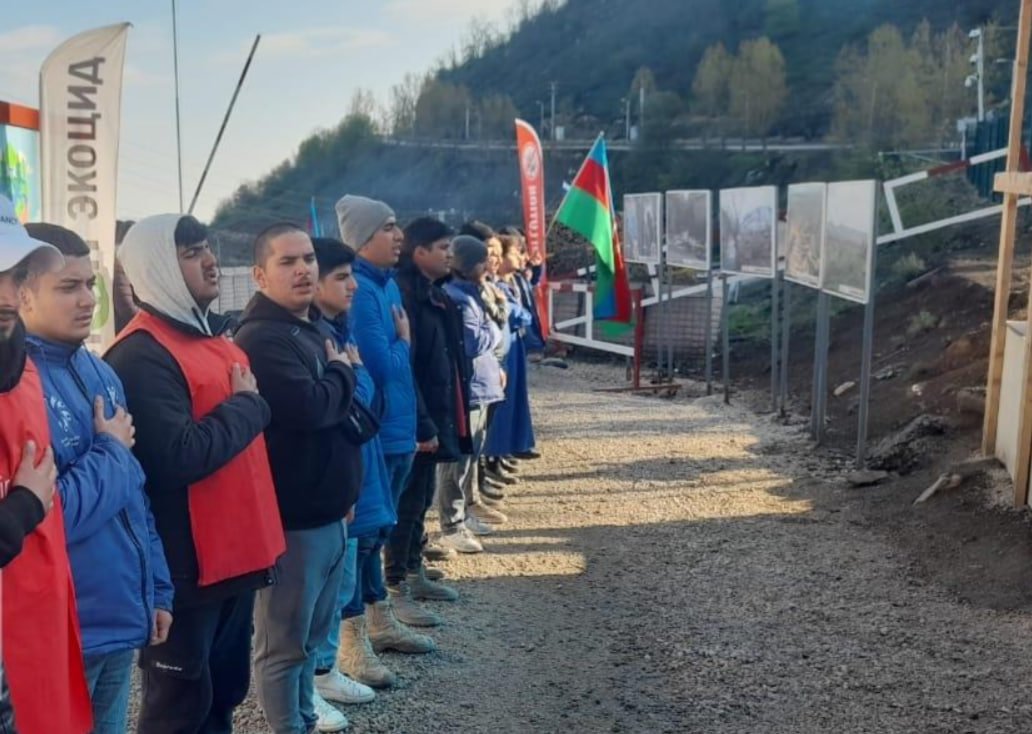 Xankəndi-Laçın yolunda aksiya 136 gündür davam edir - FOTO