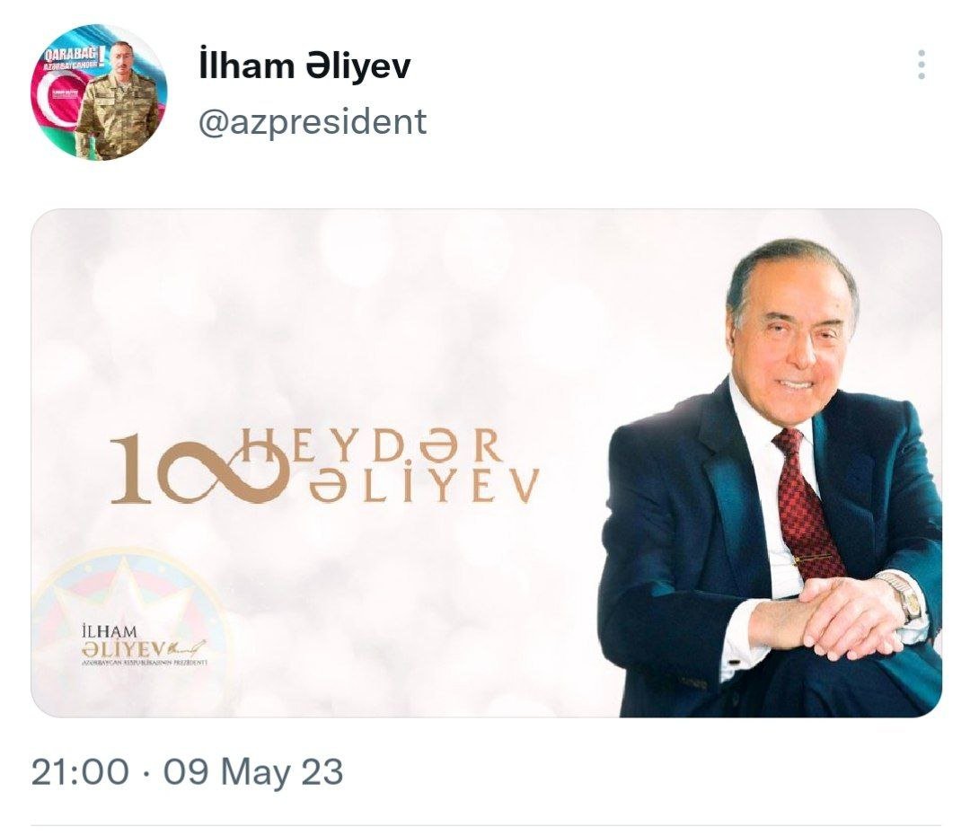İlham Əliyev Ulu Öndərlə bağlı PAYLAŞIM ETDİ - FOTO - foto 1