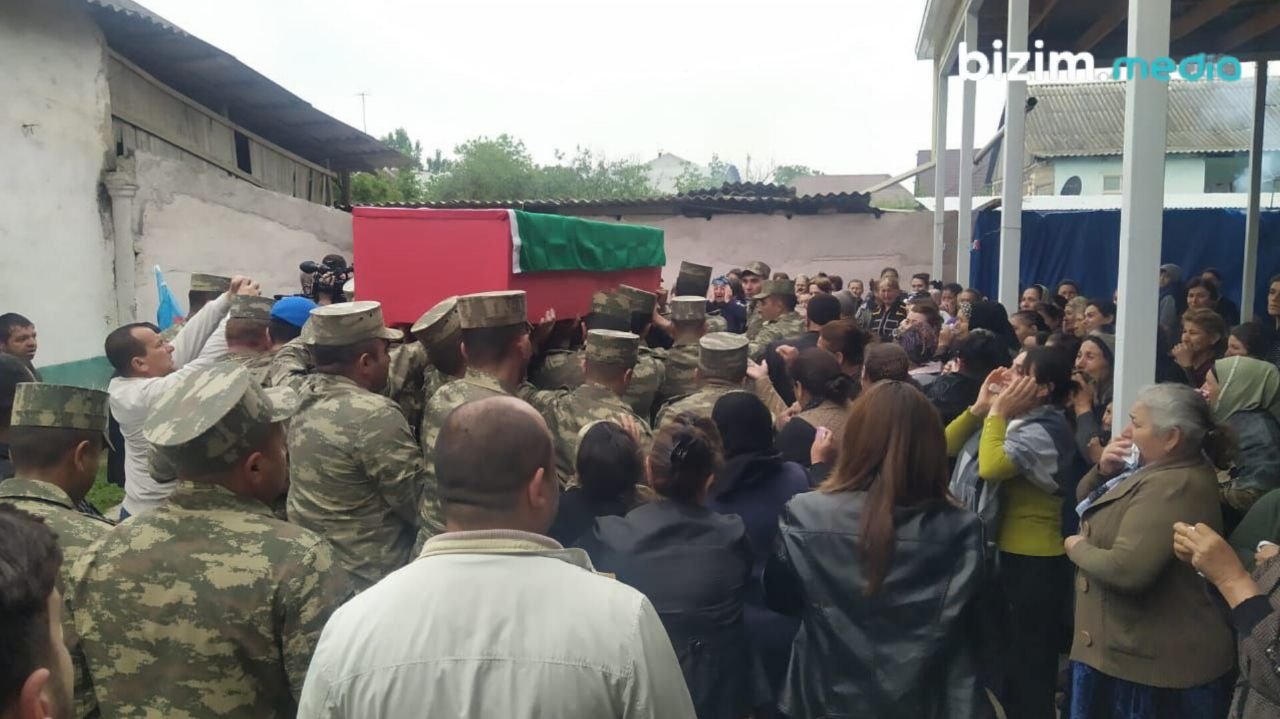 Şəhid Orxan Novruzəlizadə dəfn olundu - FOTO/VİDEO - foto 1