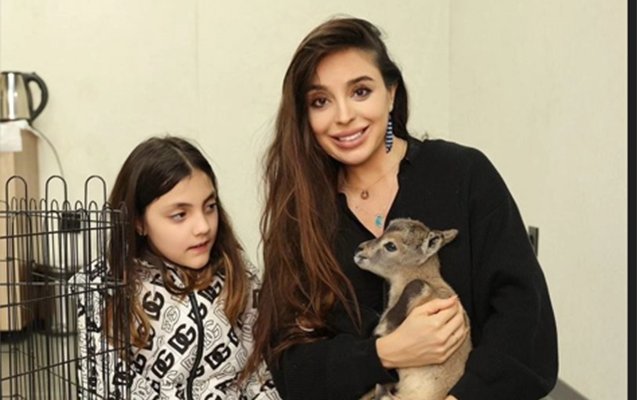 Leyla Əliyeva Bakı Zooloji Parkında - FOTO 