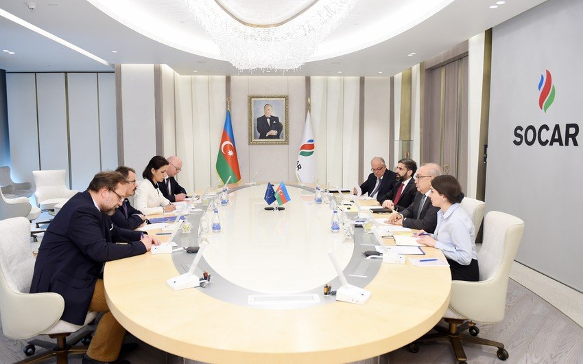 SOCAR və Avropa Komissiyası Cənub Qaz Dəhlizinin genişləndirilməsi məsələsini müzakirə edib - FOTO SOCAR və Avropa Komissiyası Cənub Qaz Dəhlizinin genişləndirilməsi məsələsini müzakirə edib - FOTO