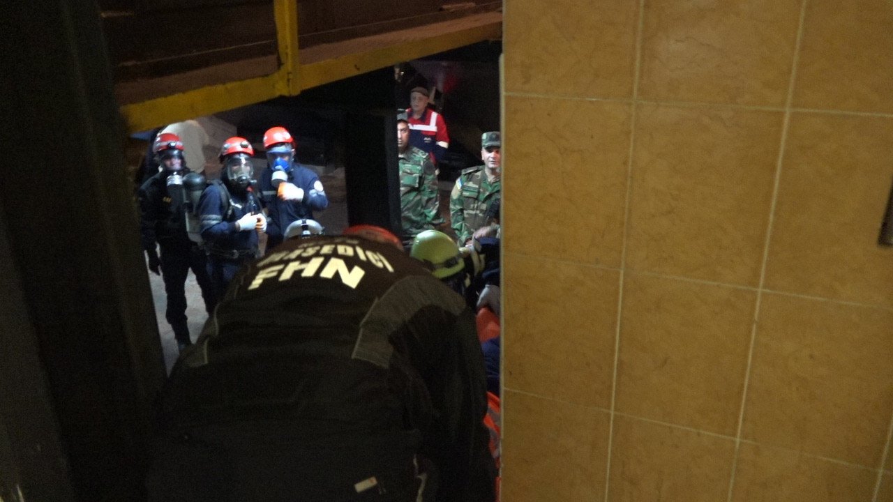 Bakı metrosunda təlim keçirildi - FOTO/VİDEO - foto 7