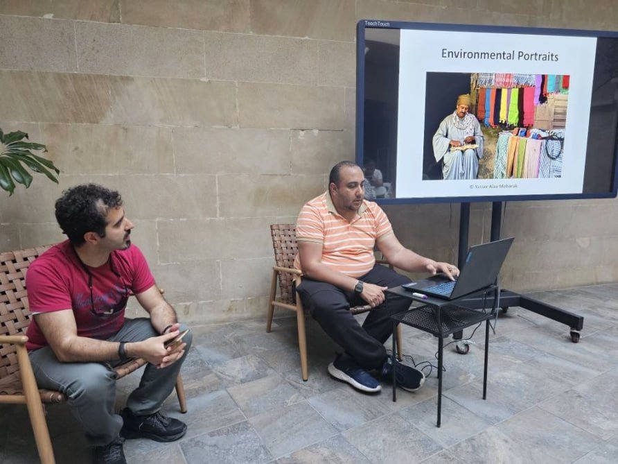 Misirli fotoqraf Bakıda ustad dərsləri keçdi - FOTO