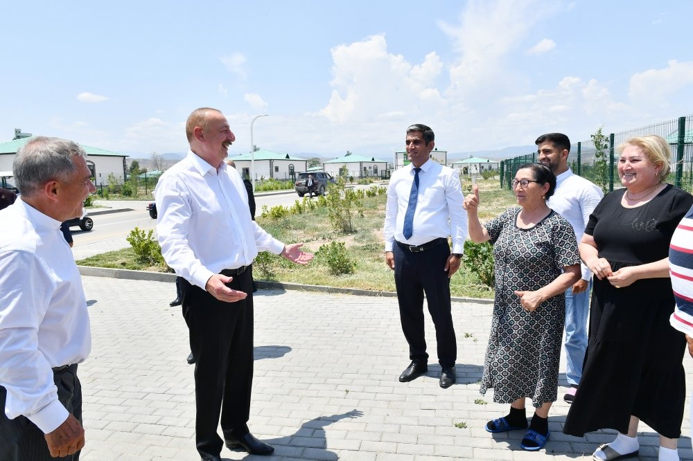 Azərbaycan və Tatarıstan liderləri Zəngilanın Ağalı KƏNDİNDƏ - FOTO/VİDEO