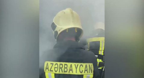 Bakıda qarajda partlayış oldu - 5 nəfər xəsarət aldı - VİDEO