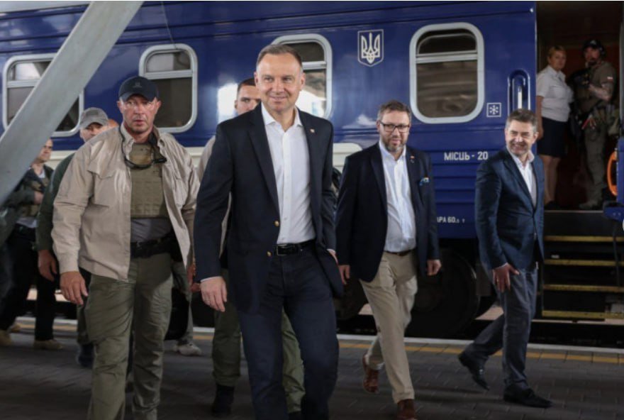 Polşa prezidenti Ukraynaya gəldi
