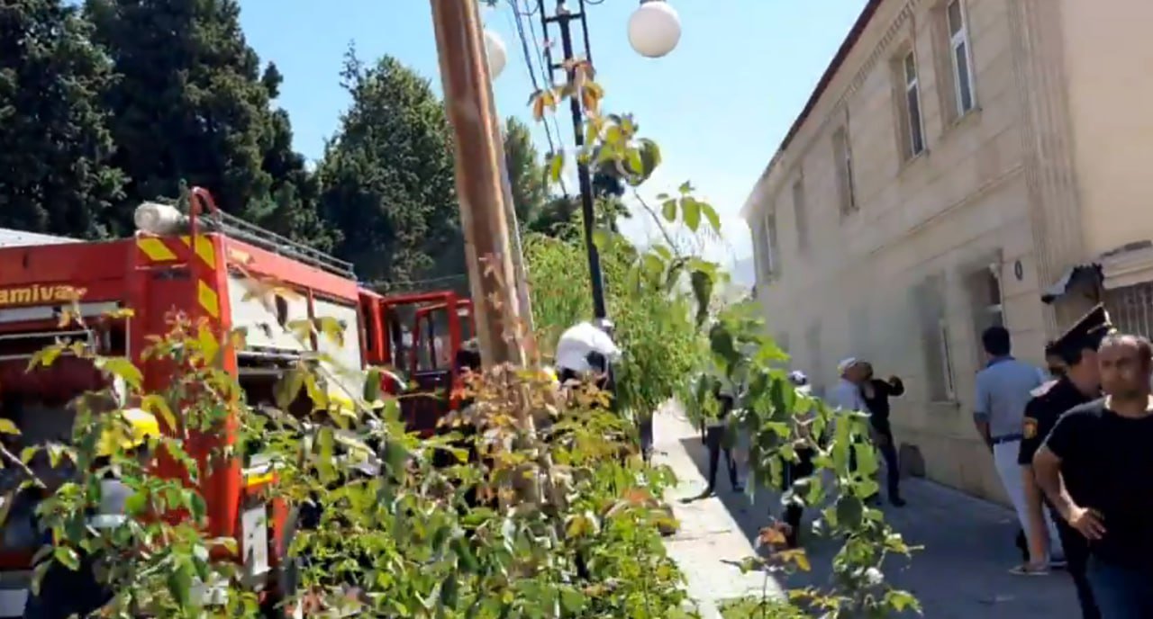 Balakəndə yaşayış binasında YANĞIN – FOTO  - foto 2
