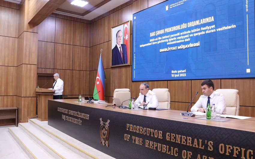 Prokurorluq orqanlarının 6 əməkdaşına TÖHMƏT VERİLDİ 