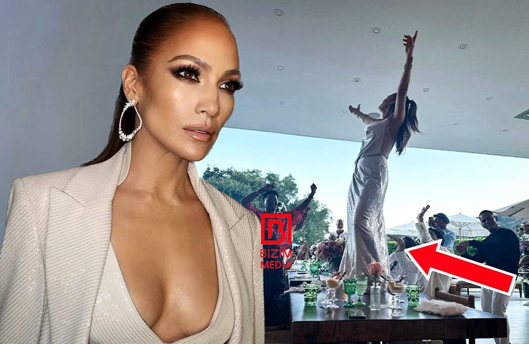 Cennifer Lopez 54 yaşını masanın üzərində rəqs edərək qeyd ETDİ – FOTO 