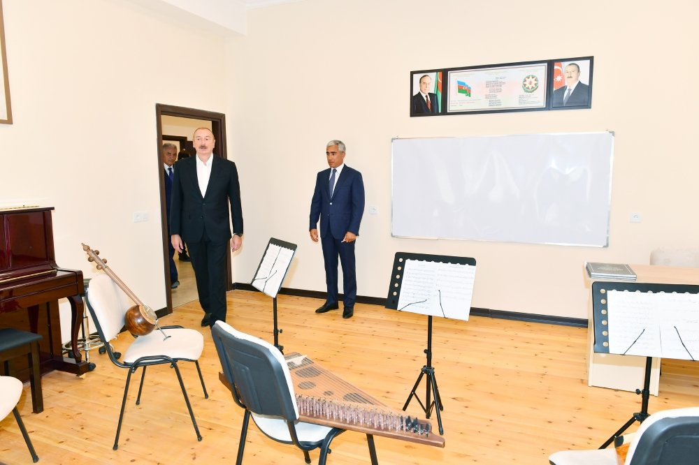 Samuxda Sərkar kənd uşaq musiqi məktəbinin yeni binası istifadəyə VERİLDİ - FOTO