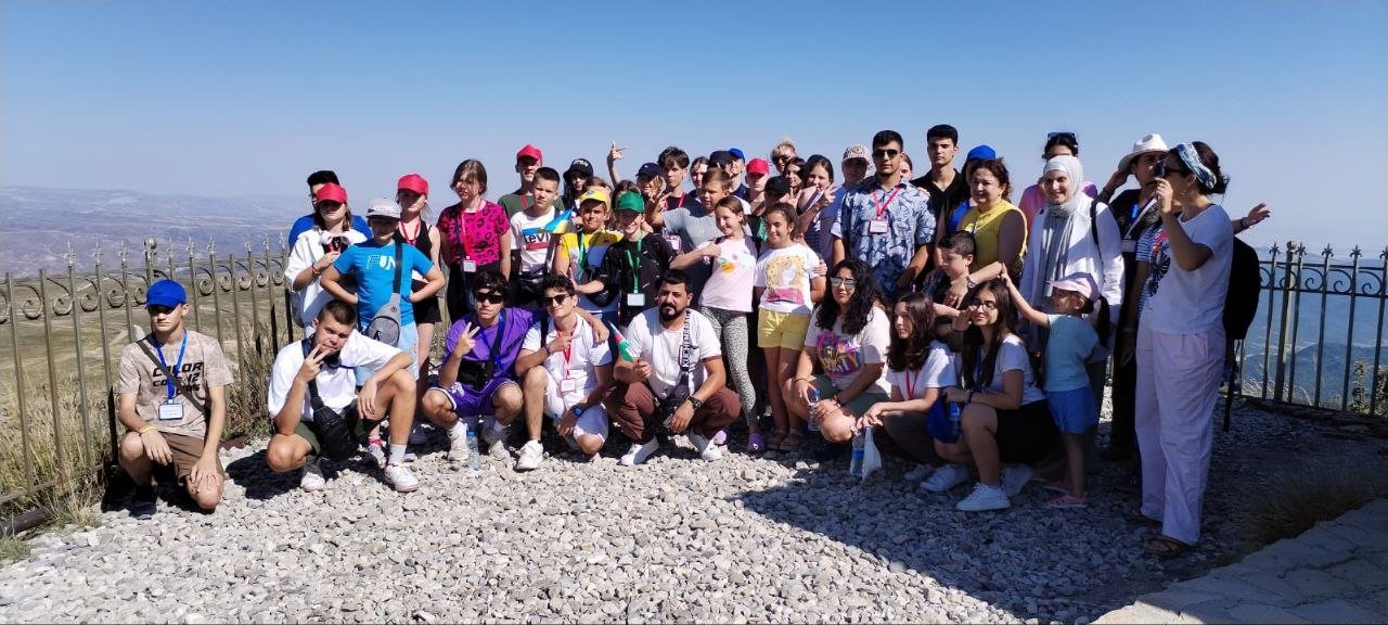 Ukraynalı uşaqlar Şamaxıya SƏFƏR EDİB - FOTO