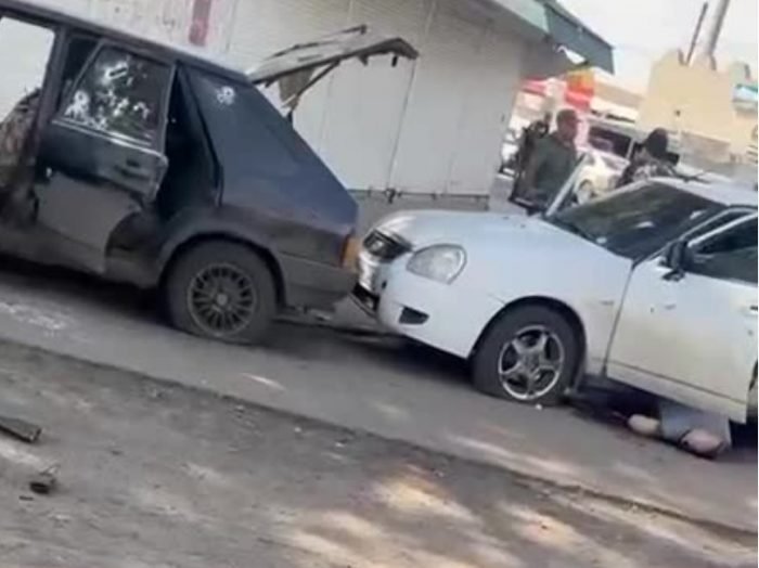 Kadırovun sərxoş döyüşçüsü rusları güllələdi - VİDEO