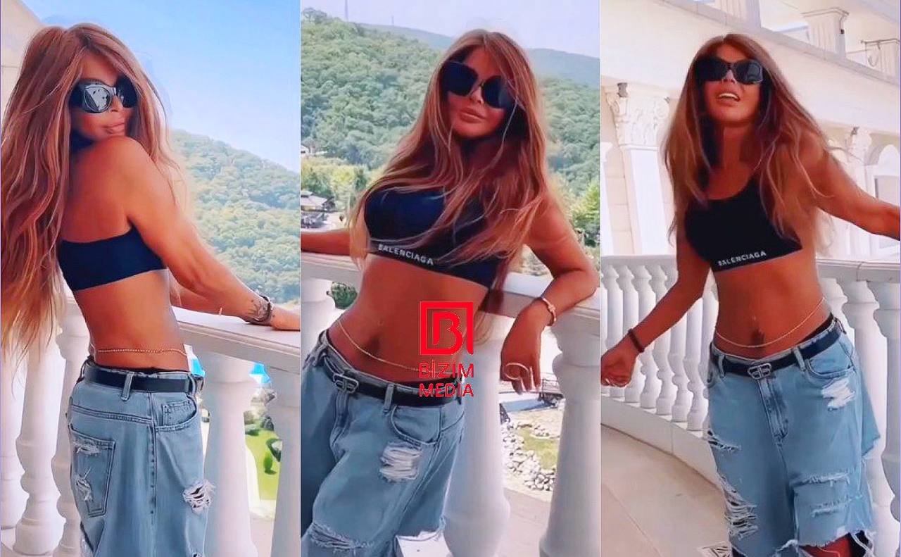 Aygün Kazımova “Balenciaga”ya BÜRÜNDÜ – VİDEO 