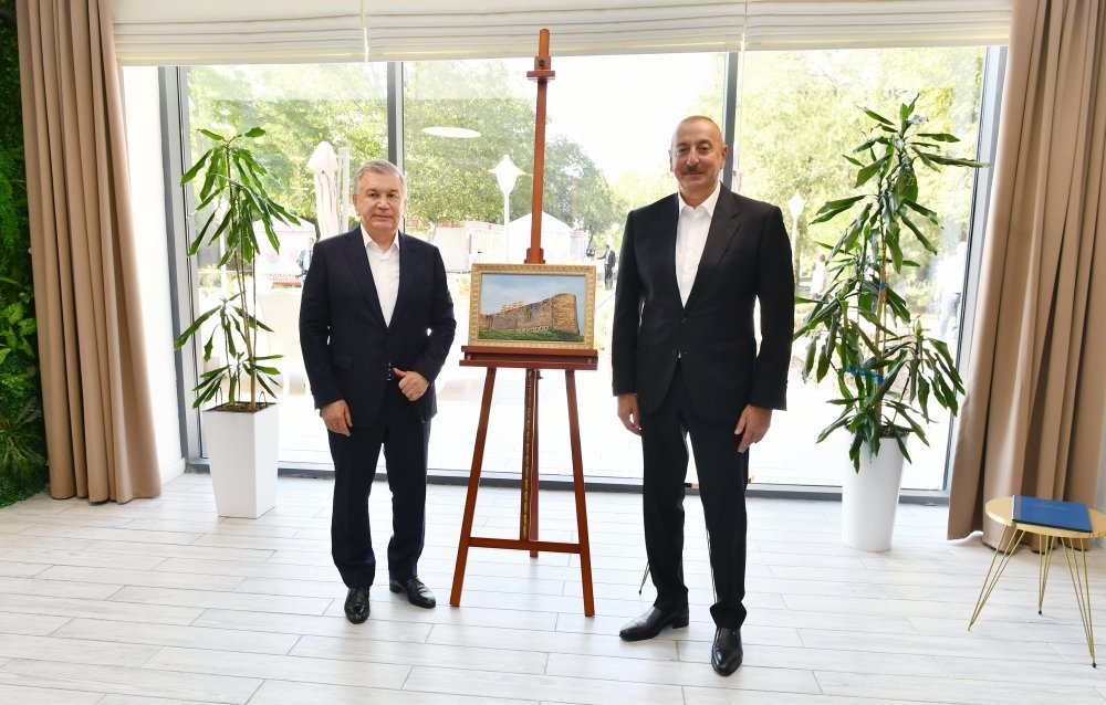 Azərbaycan və Özbəkistan prezidentləri xanımları ilə Şuşaya SƏFƏR ETDİLƏR - YENİLƏNİB - FOTO - foto 15