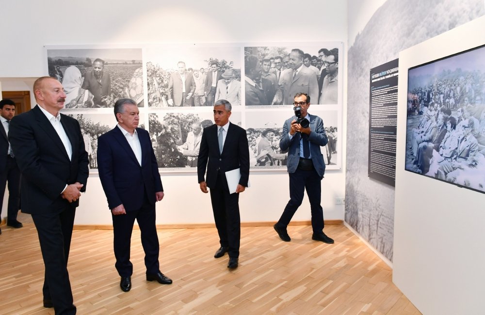 Azərbaycan və Özbəkistan prezidentləri xanımları ilə Şuşaya SƏFƏR ETDİLƏR - YENİLƏNİB - FOTO - foto 5