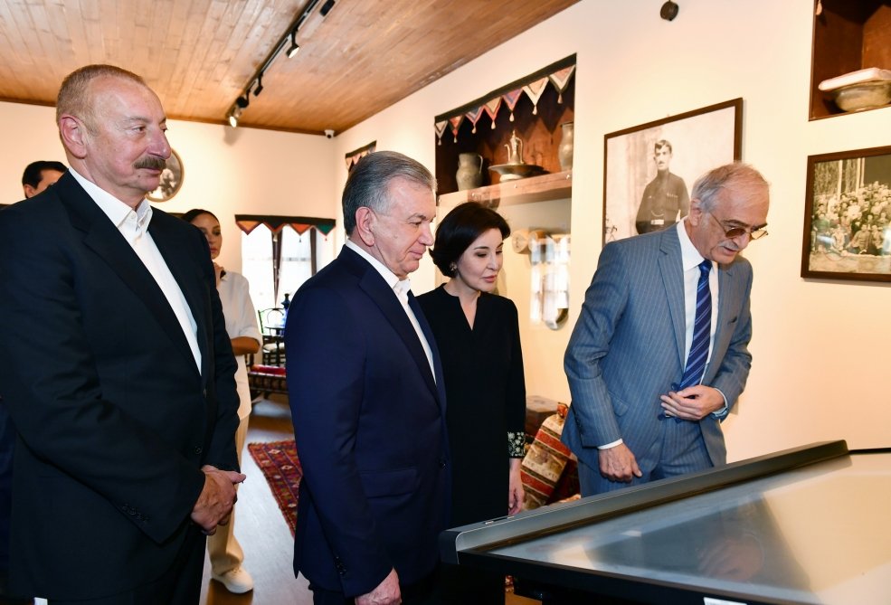 Azərbaycan və Özbəkistan prezidentləri xanımları ilə Şuşaya SƏFƏR ETDİLƏR - YENİLƏNİB - FOTO - foto 12